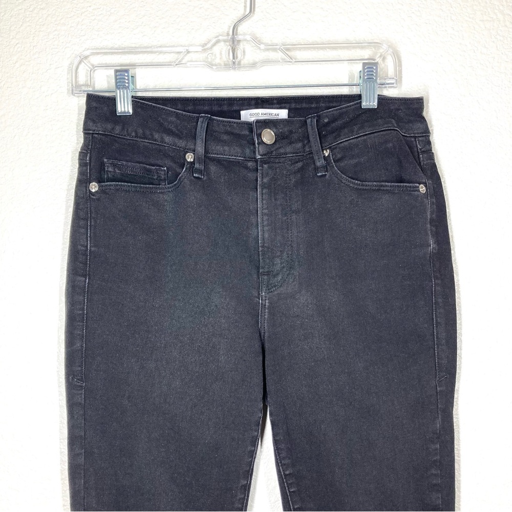 Good American Good Legs Black Skinny Jeans 28 - Picture 6 of 16